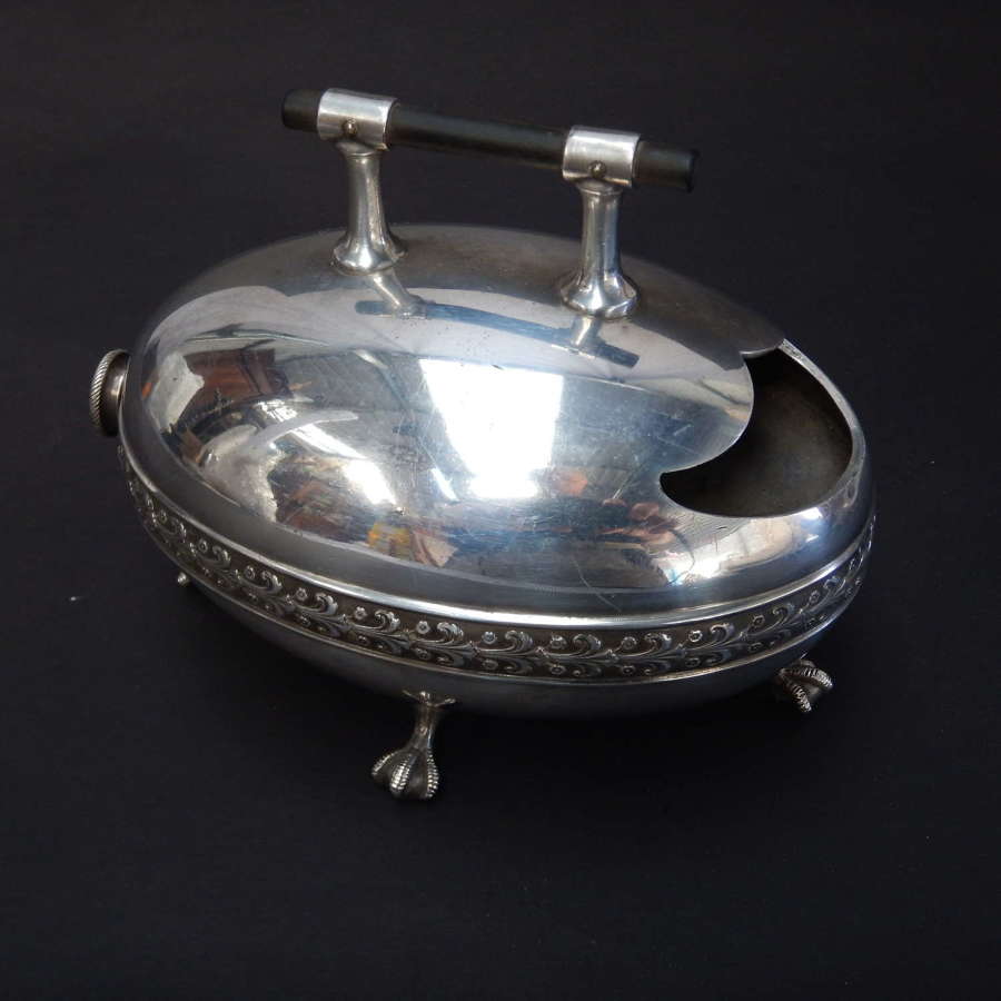 1903 Elkington Silver / Christopher Dresser Silver Plate Spoon Warmer