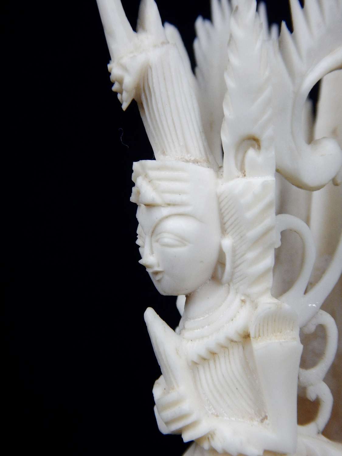 Balinese Diety Garuda - SO RARE Exceptional, intricately carved Bone