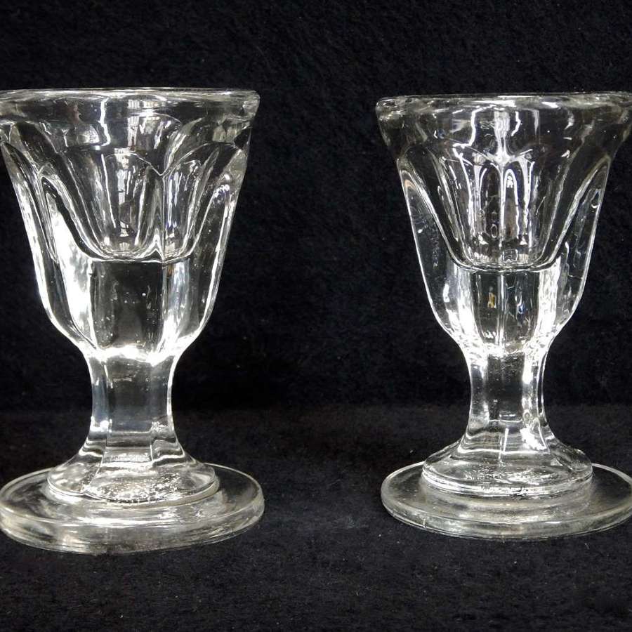 RARE 1800s Antique Toasting or Illusion Glasses