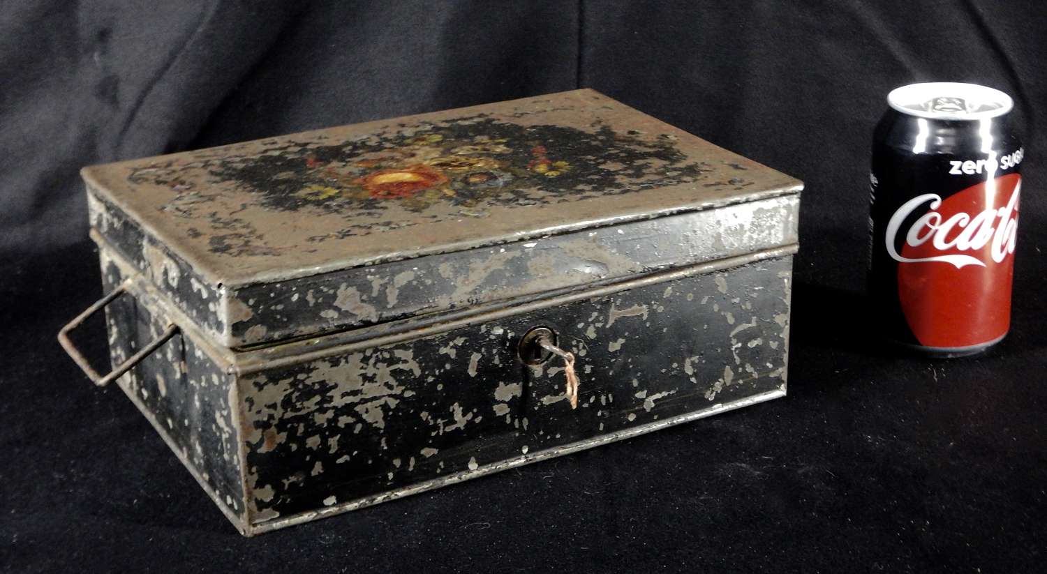Antique Artist Paint Storage and Travelling Tin - Original French
