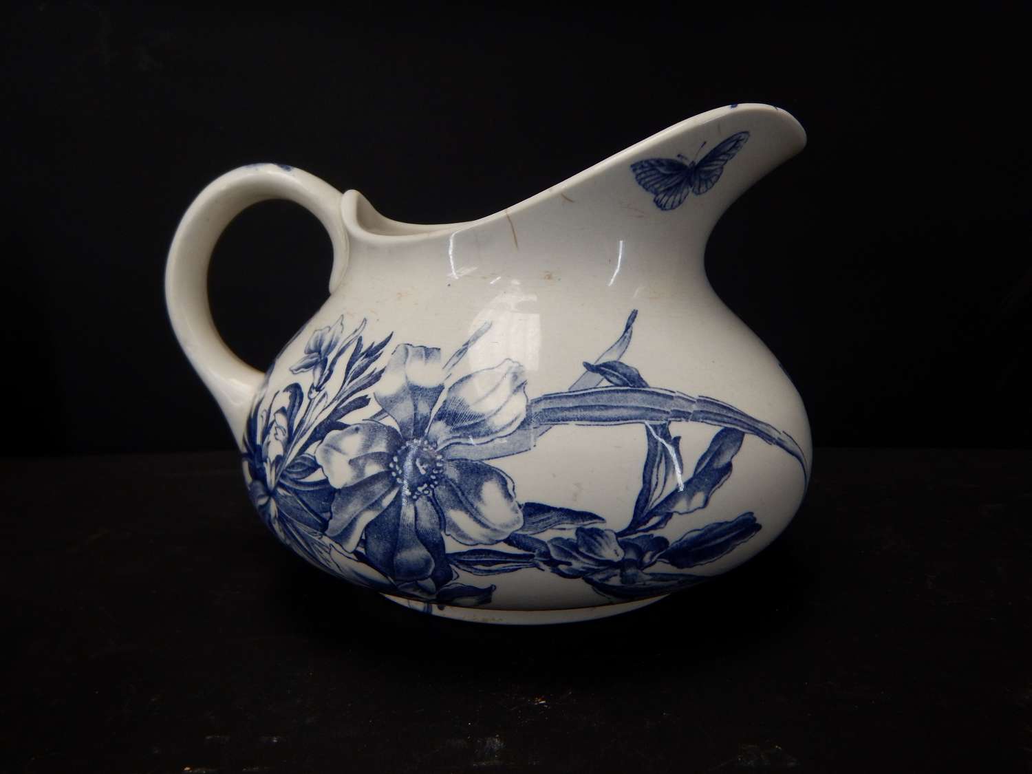 Antique French Anemone Jug / Pitcher - Late 1800's