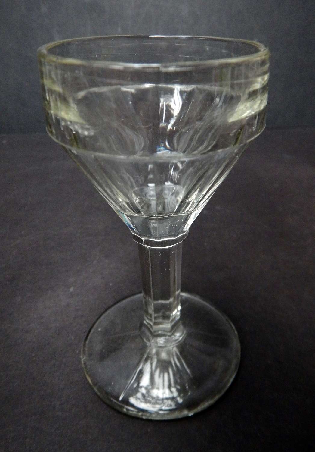 Six Shot Glasses or Liqueur Glasses - ANTIQUE French 1900s Glasses