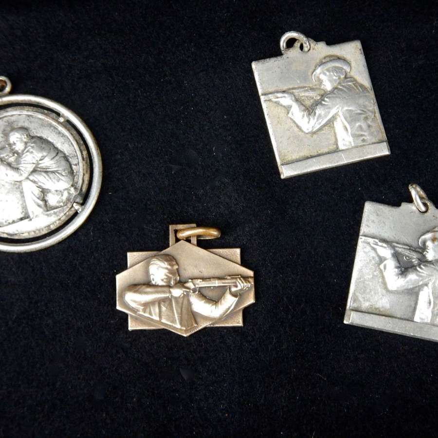 Vintage 1960's Collection of Target Shooting Medals