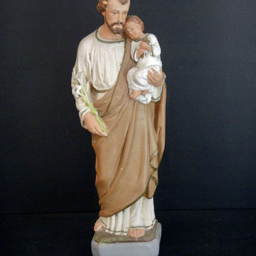 St Joseph - Large 16.75 Inch Irish Plaster Freestanding Statue