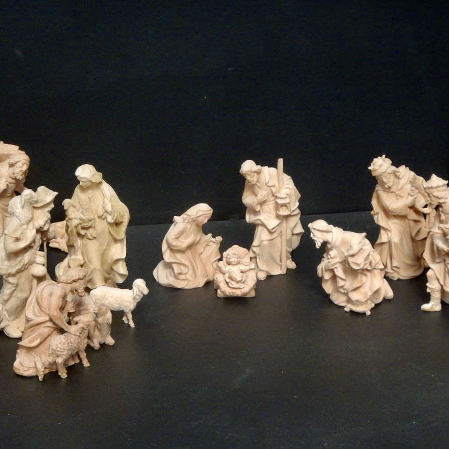 Vintage Italian Nativity Set - Mary, Joseph, Jesus & the Wise Men