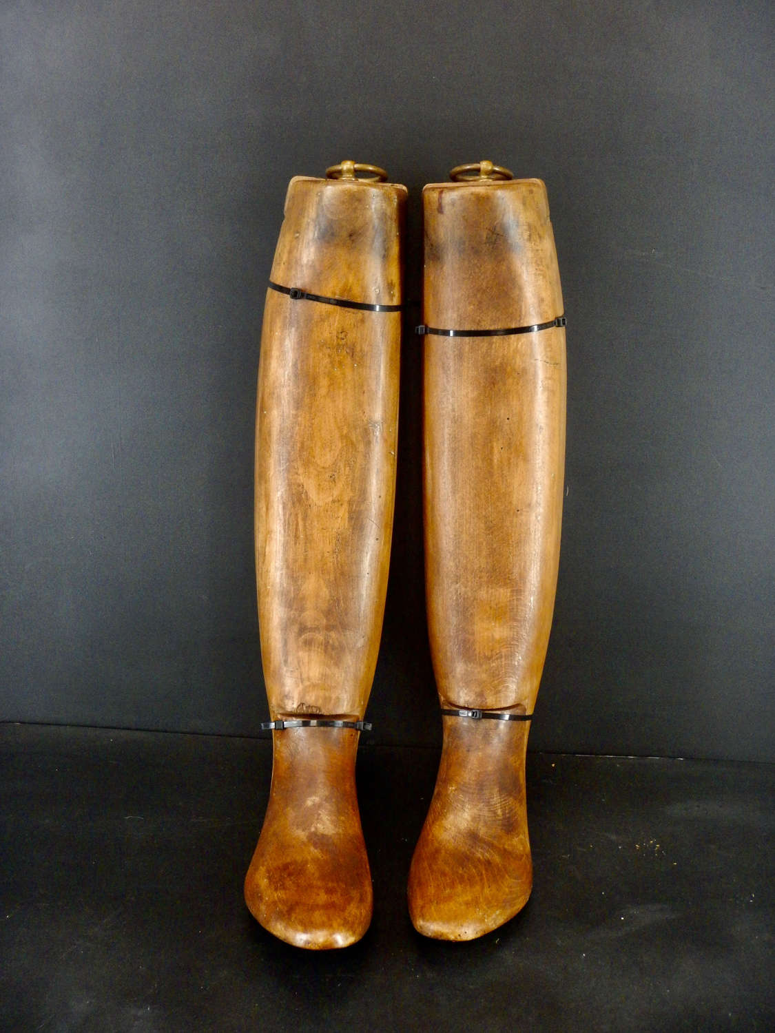 Antique Irish or English Boot Trees - Wooden Boot Lasts